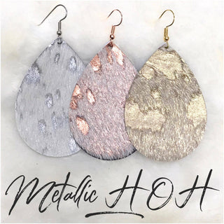 Hair On Hide Earrings