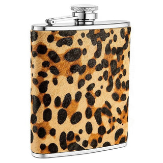 Leopard Print Stainless Steel Flask