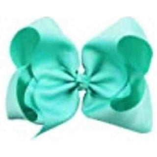 Teal 8" Hair Bow