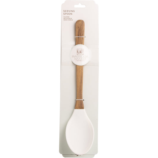 White Silicone Serving Spoon