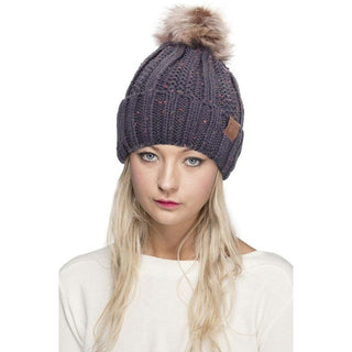 CC Confetti Pom Lined Beanie