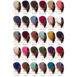CC Ponytail Beanie