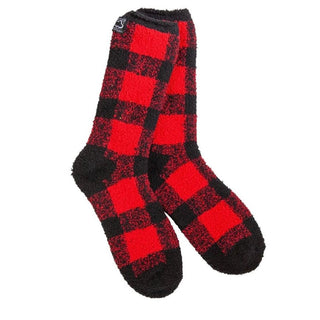 Adult soft check socks