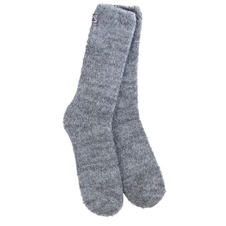 Adult Luxie Gray Crew Socks
