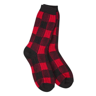adult check socks