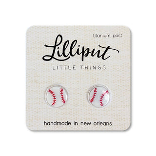 Lilliput Little Things Earrings Baseball Earrings