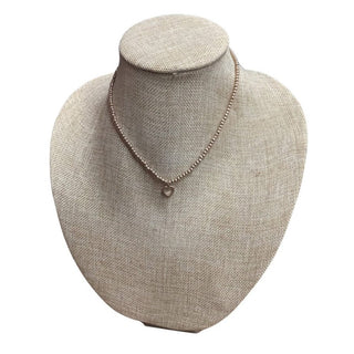 beaded charm necklace