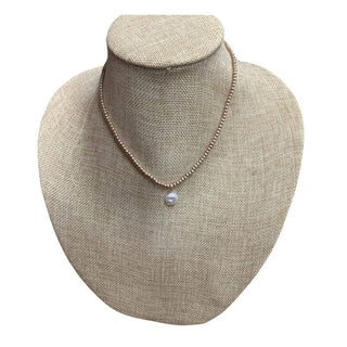 beaded charm necklace