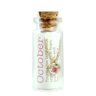 Birthstone Bottle Necklace