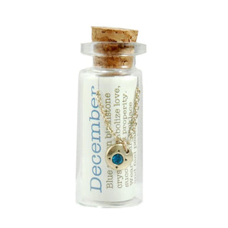 Birthstone Bottle Necklace