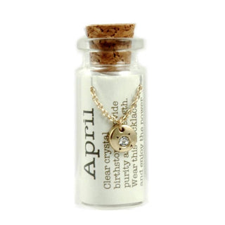 Birthstone Bottle Necklace