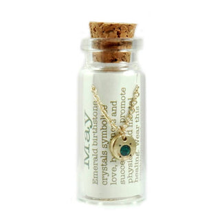 Birthstone Bottle Necklace