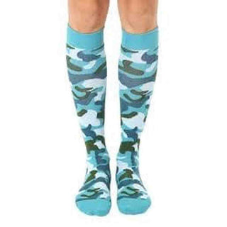 blue camo socks