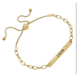 Chain ID Plate Bracelet