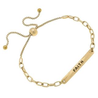 Chain ID Plate Bracelet