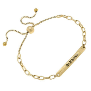 Chain ID Plate Bracelet