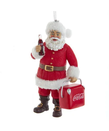 Coca Cola Santa Cooler Ornament