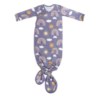 Copper Pearl Newborn Knotted Gown