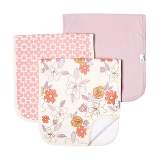 Copper Pearl burp cloth set