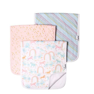 Copper Pearl burp cloth set