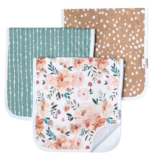 Copper Pearl burp cloth set