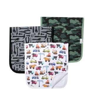 Copper Pearl burp cloth set
