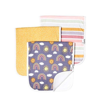Copper Pearl burp cloth set