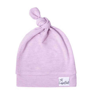 Copper Pearl Top Knot hat