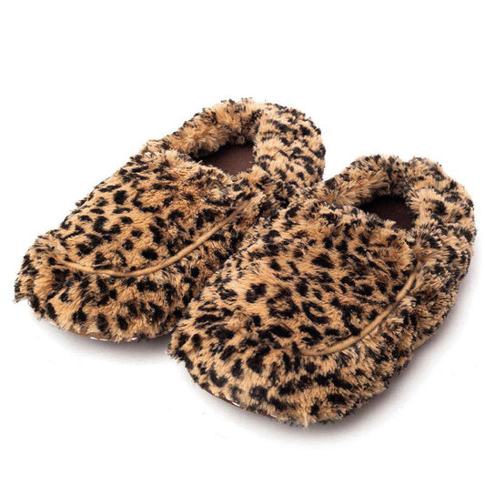 Leopard Warmies Slippers