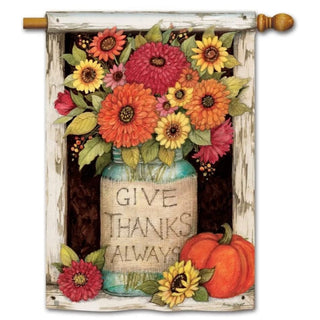 Fall Mason Jars Standard Flag
