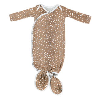 Copper Pearl Newborn Knotted Gown