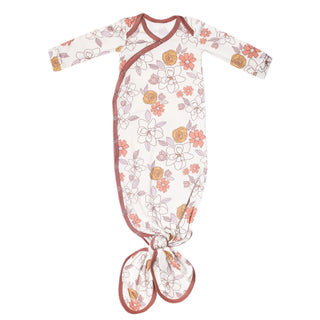 Copper Pearl Newborn Knotted Gown