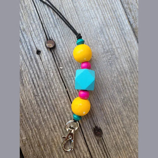 Geometric blue freshie hanger