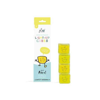 Yellow Light up cubes 