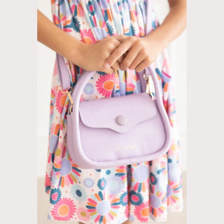 lavender classy purse