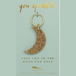 moon keychain