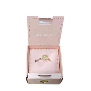 Gold Ring Initials L