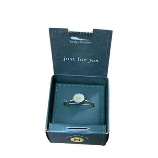 Gold Ring Initials N