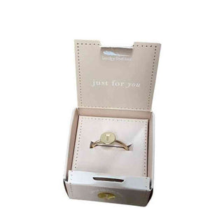 Gold Ring Initials T