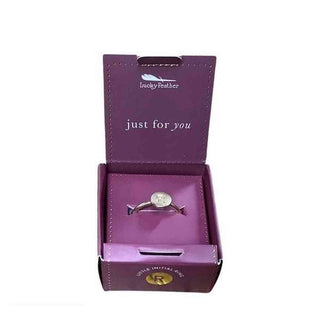 Gold Ring Initials R
