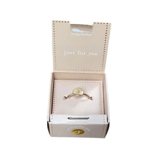 Gold Ring Initials J