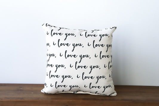 i love you pillow