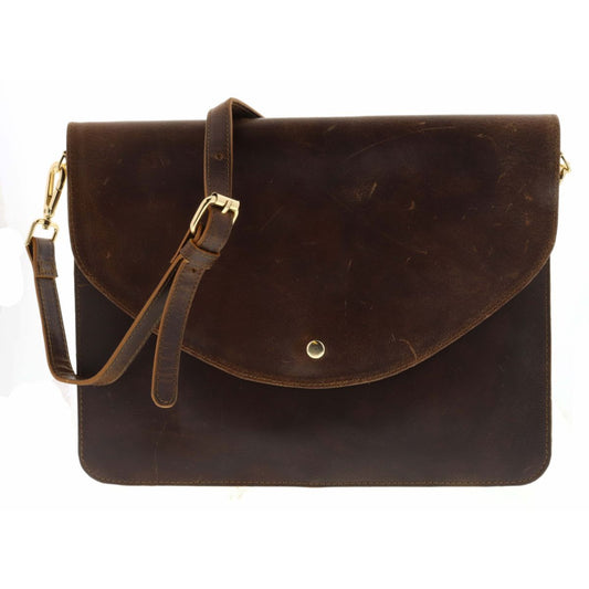 Dusty Leather Messenger Bag