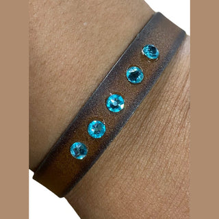 Jeweled Metal Cuff Bracelet