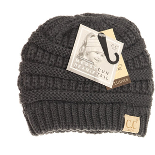 Kids CC Beanie-Messy Bun