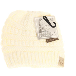 Kids CC Beanie-Messy Bun
