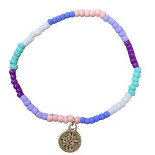 Kid’s Gold Charm Beaded Bracelet
