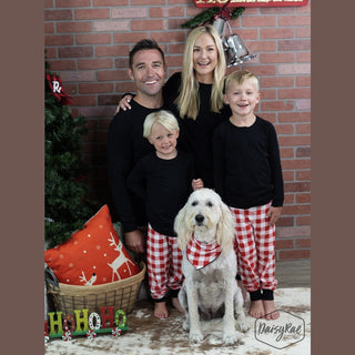 Kid's Holiday Check Pajamas