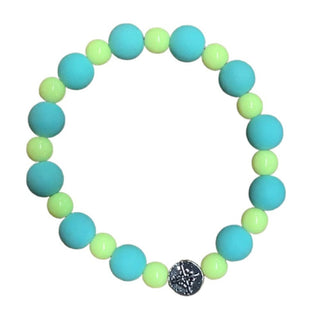 Kid’s Mint and Yellow Beaded Bracelet