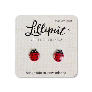 Lilliput Little Things Earrings Ladybug Earrings